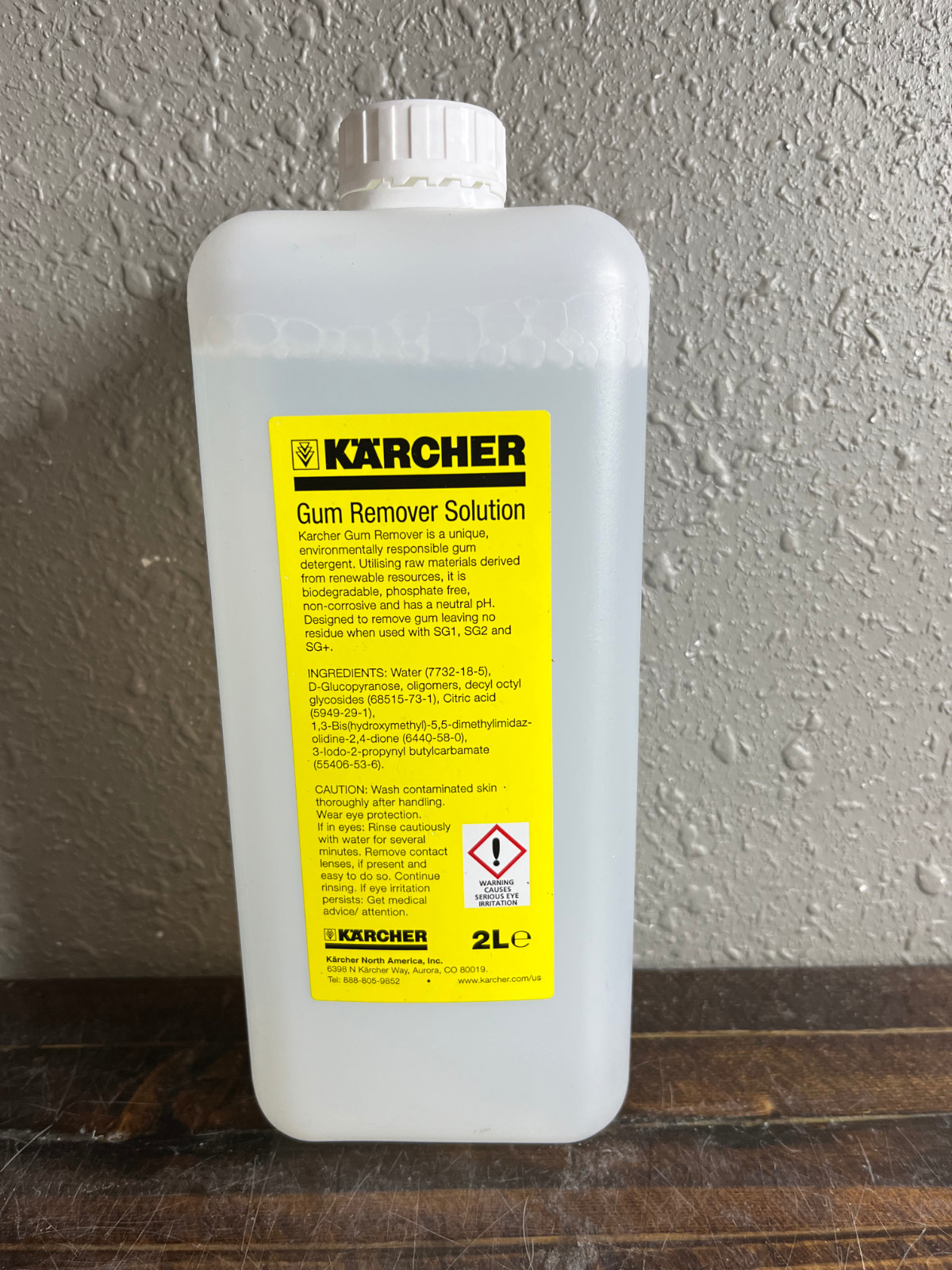 Karcher Professional Gum Remover Solution 2 Liters Exp 10/2027