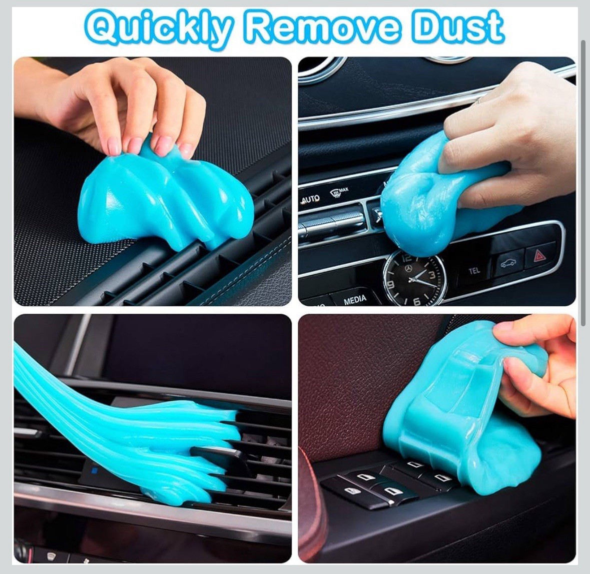 PULIDIKI Gel de Limpieza de Coche: Limpieza Perfecta para Interiores Impecables