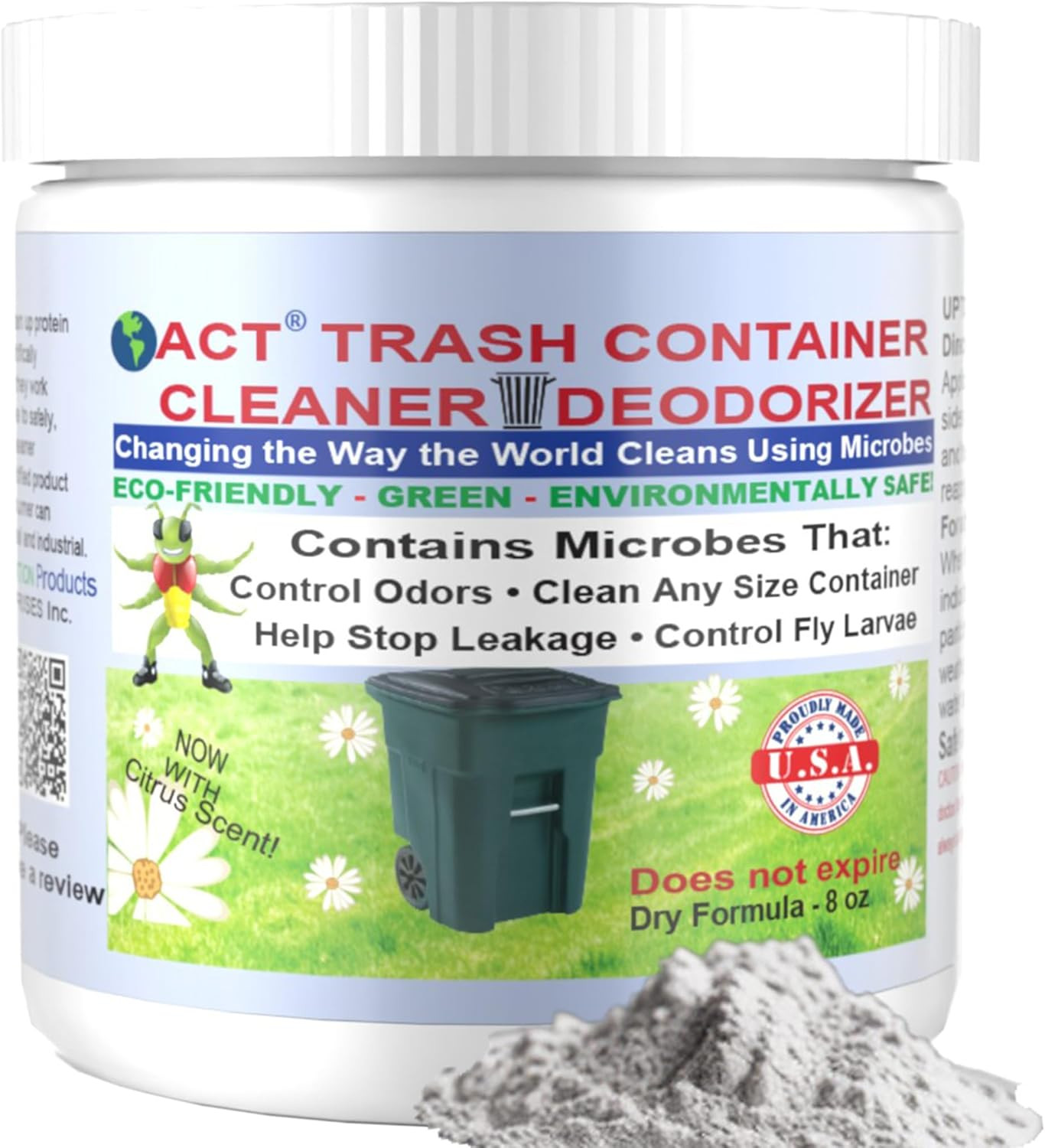 Trash Deodorizer and Cleaner | Eliminates Odors Controls Garbage Sludge | for Ga
