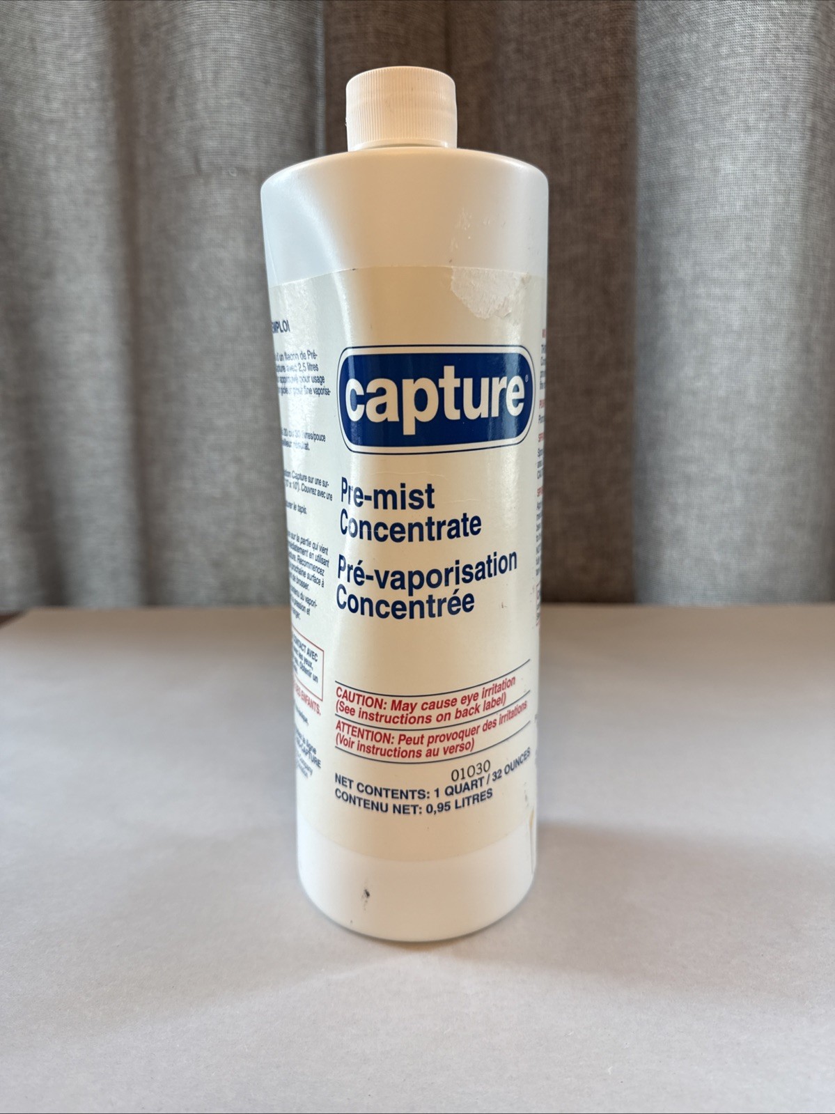NEW Capture Pre-Mist Concentrate Carpet Cleaner Spray 1 quart 32 oz Pre-treat