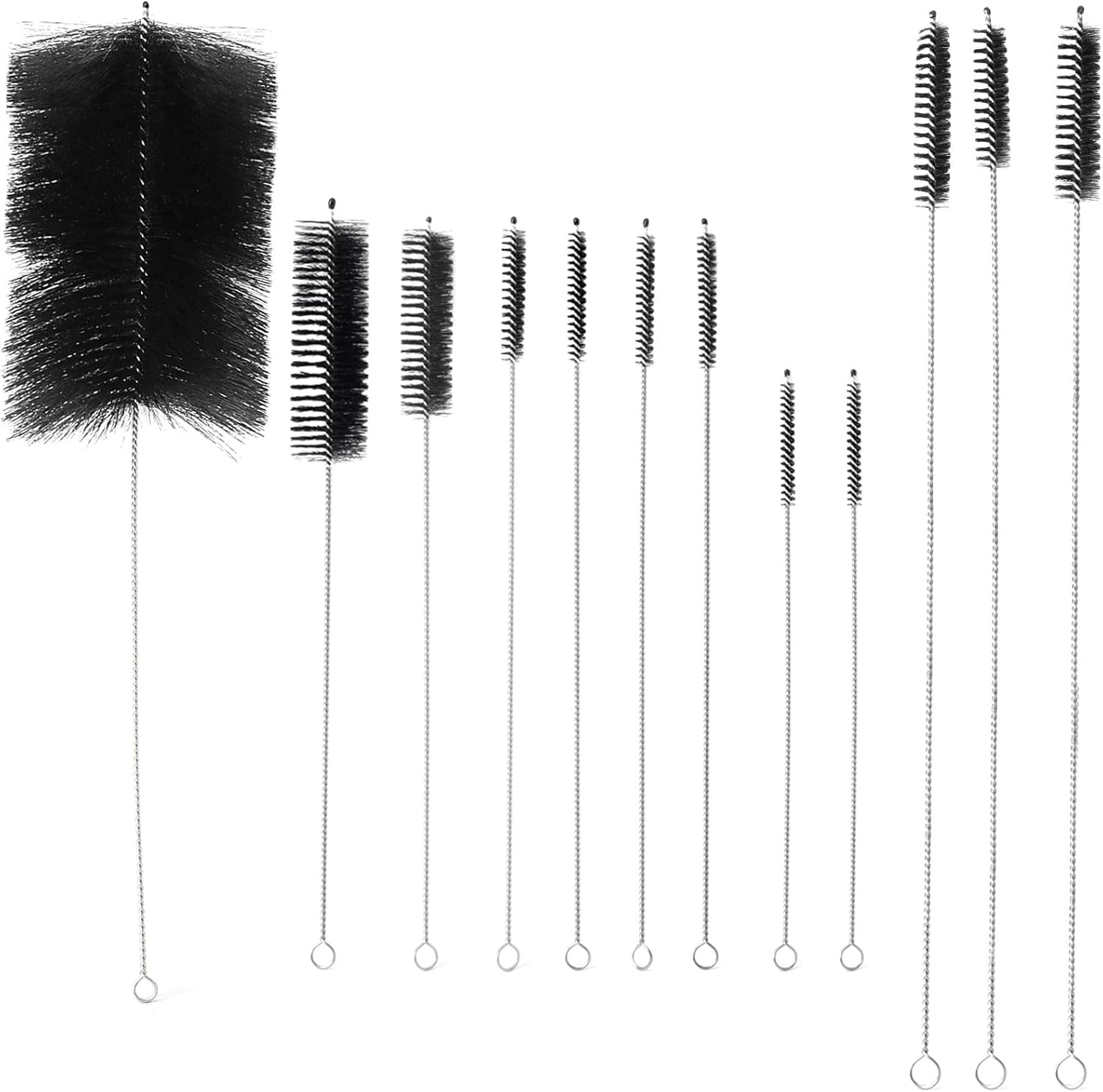 Lisnhlin 12Pcs 61820 Car Engine Cleaning Brush Kit Motor Alternators Bay Stai…