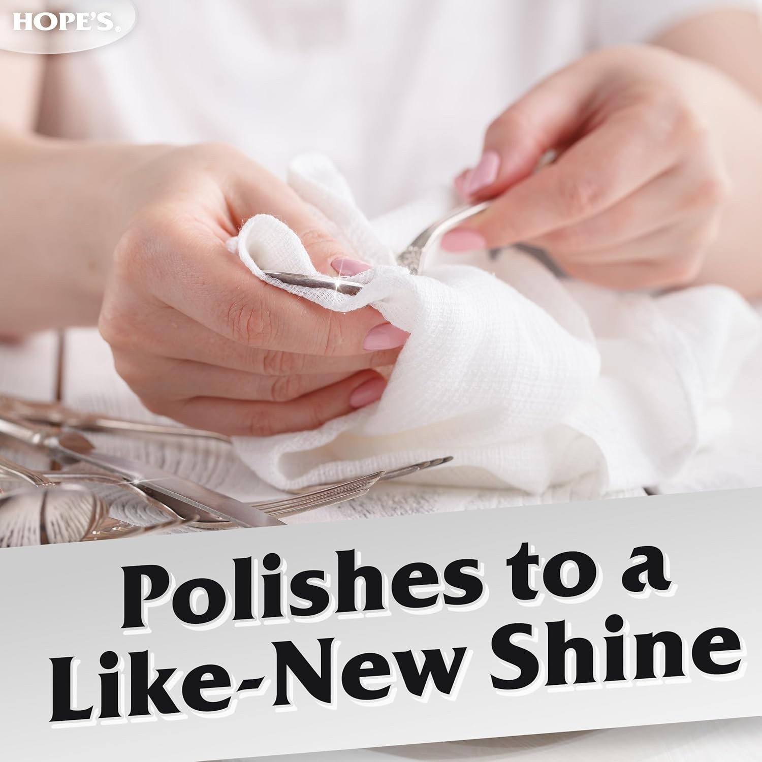 Hope’s Silver Polish Tarnish Remover Metal Cleaner & Shine 8 oz