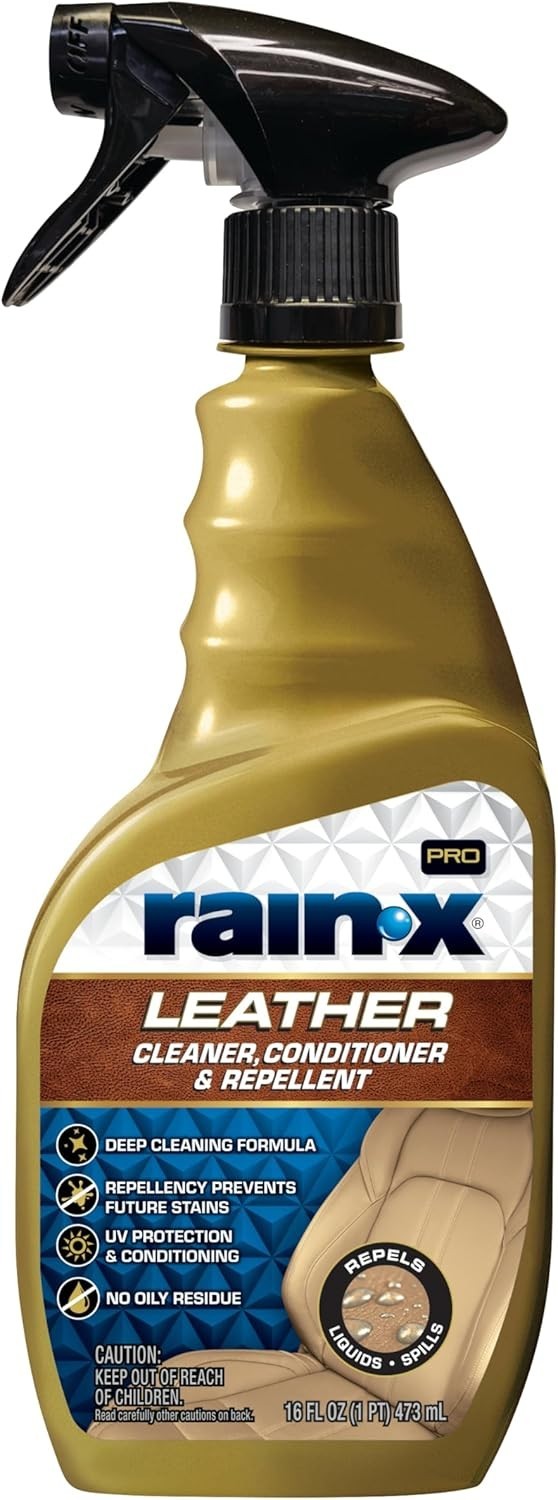 16 Oz Leather Cleaner, Conditioner & Repellent – Effortless Care for Interiors