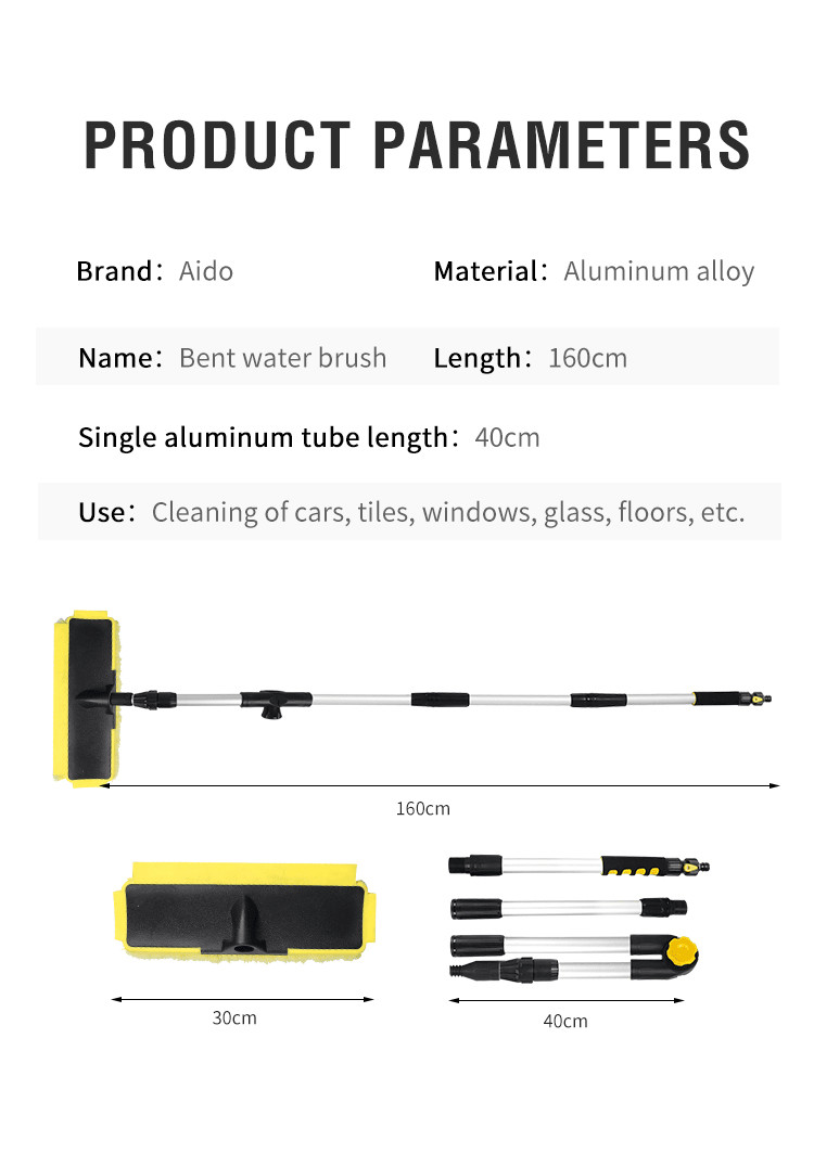 Automotive surface cleaning tool featuring a retractable elastic silicone brush