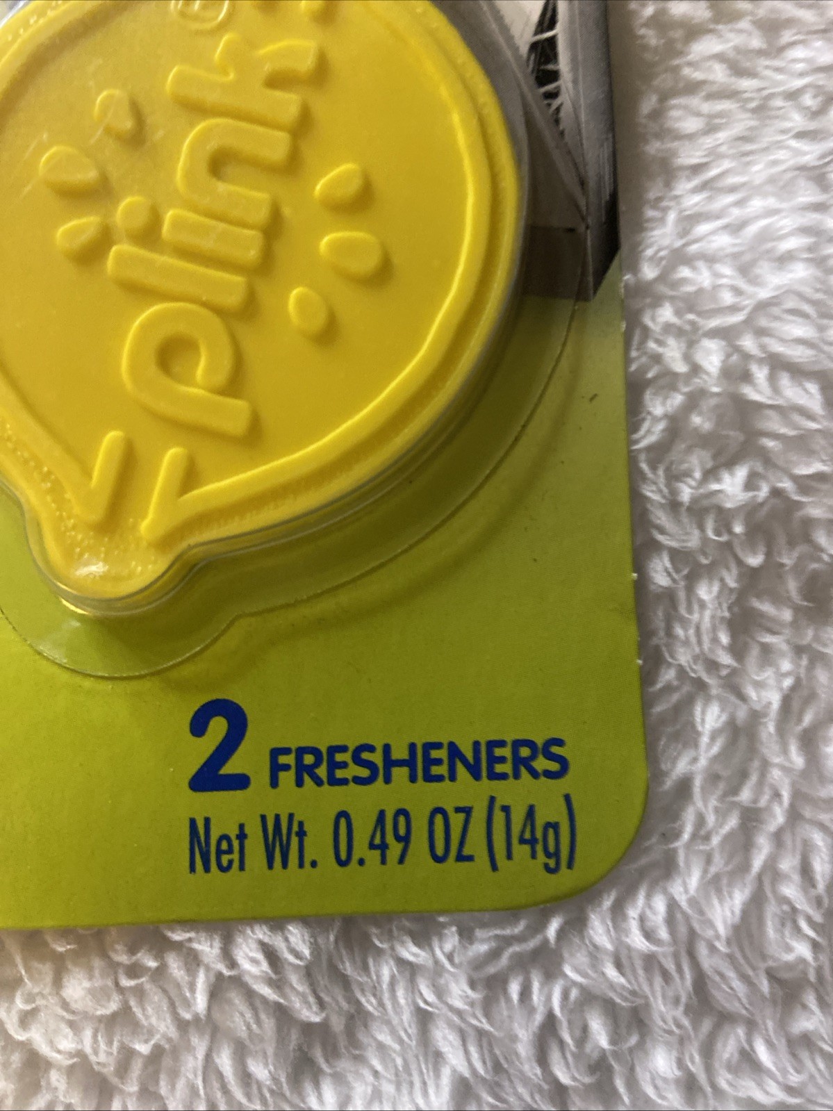 Plink Dishwasher Freshener Rinse Aid 2 Pack Fresh Lemon Deodorizer Household NIP