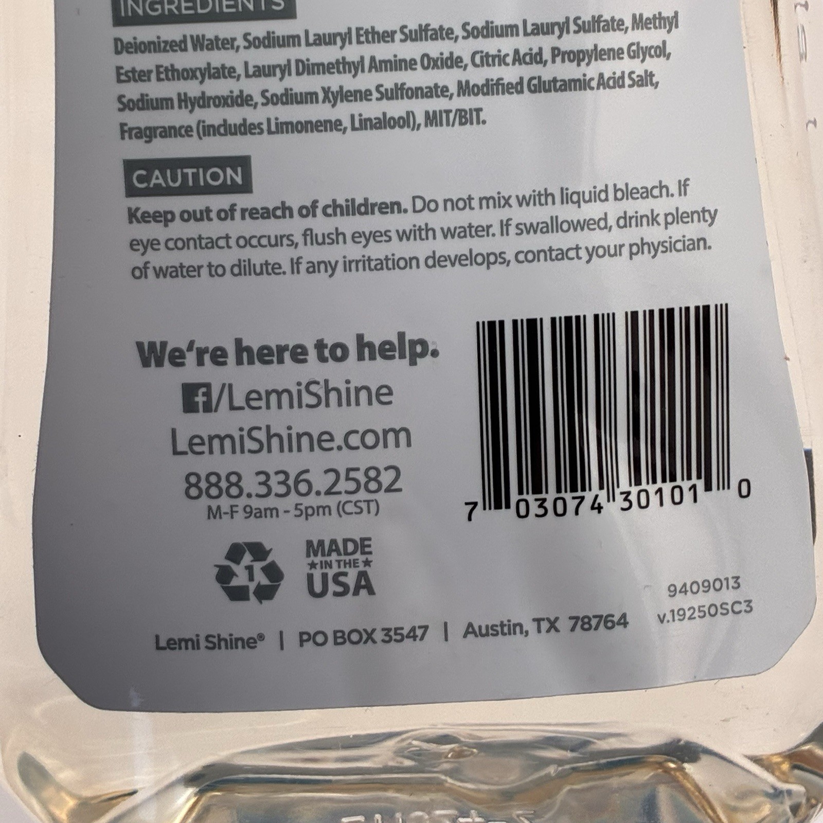 3 Lemi Shine Concentrated Dish Soap 12 fl oz Citric Extracts Greasy Dishes EPA