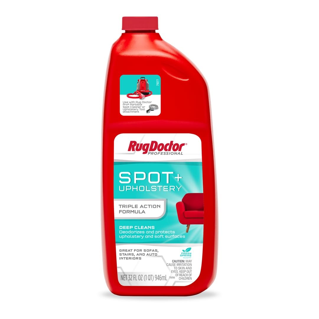 Spot + Upholstery Cleaner; Triple Action Concentrated Formula 32 oz., Oxy Cle…