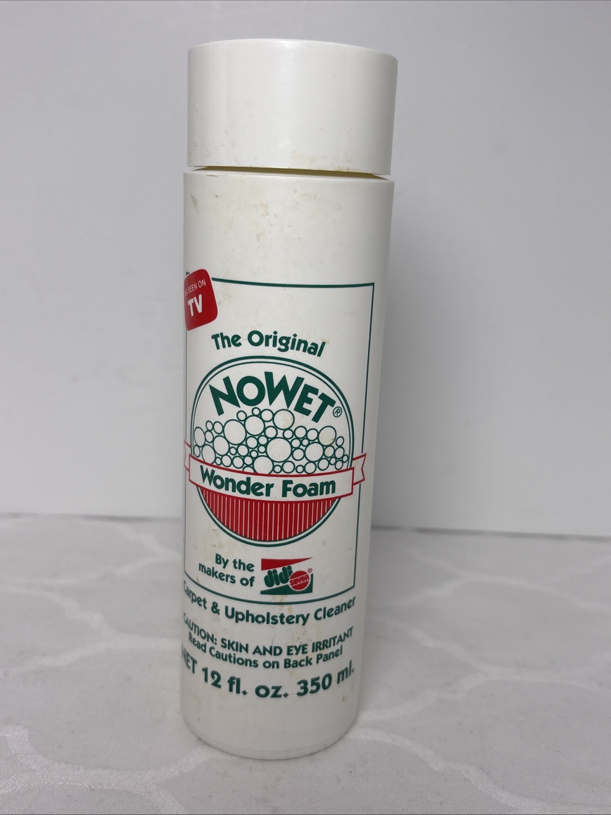 The Original Nowet Wonder Foam Carpet Upholstery Cleaner 12fl Oz New Sealed HTF