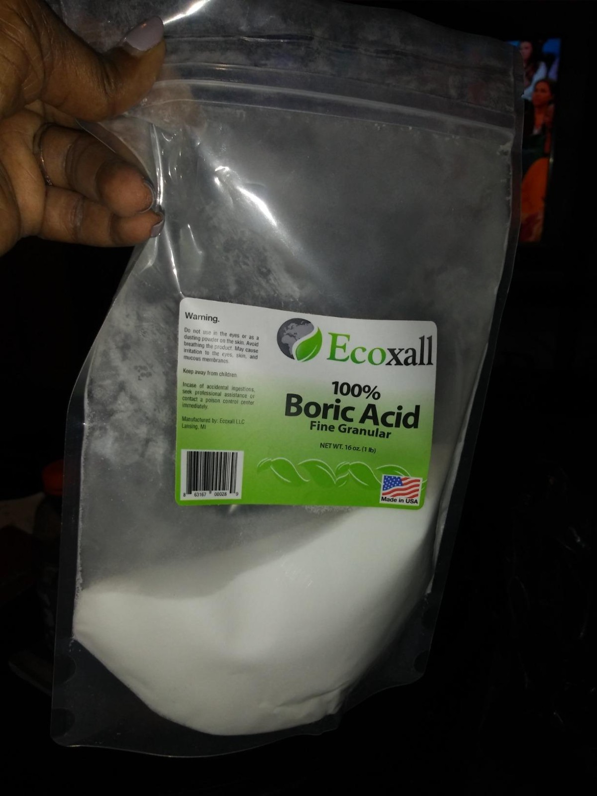 Versatile 99.9% Pure Boric Acid – Laundry, Kitchen & Industrial Cleaner, 5 lbs