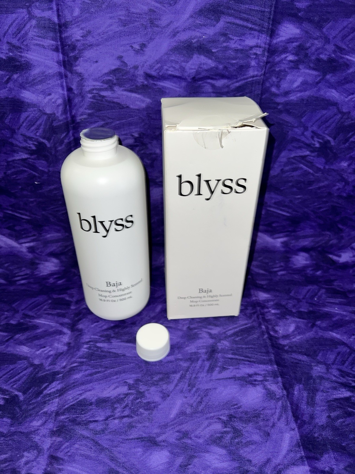Blyss Mop Soap NIB Baja 16.9 FL OZ. Concentrate Non-Toxic Deep Cleaning EXP 2029