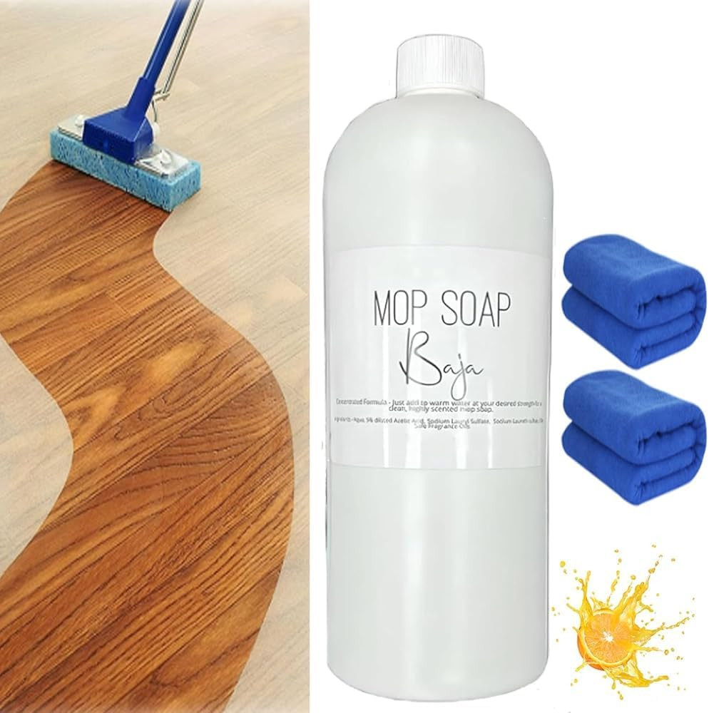 Mop Soap, 120Ml Luxury Floor Cleaning Soap, Multi-Surface Deep Clean with Lastin