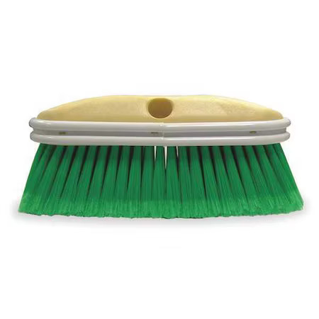Tough Guy 5A171 Scrub Brush, Brush Head, 10 In Head L, 2 1/2 In Bristle L, 3