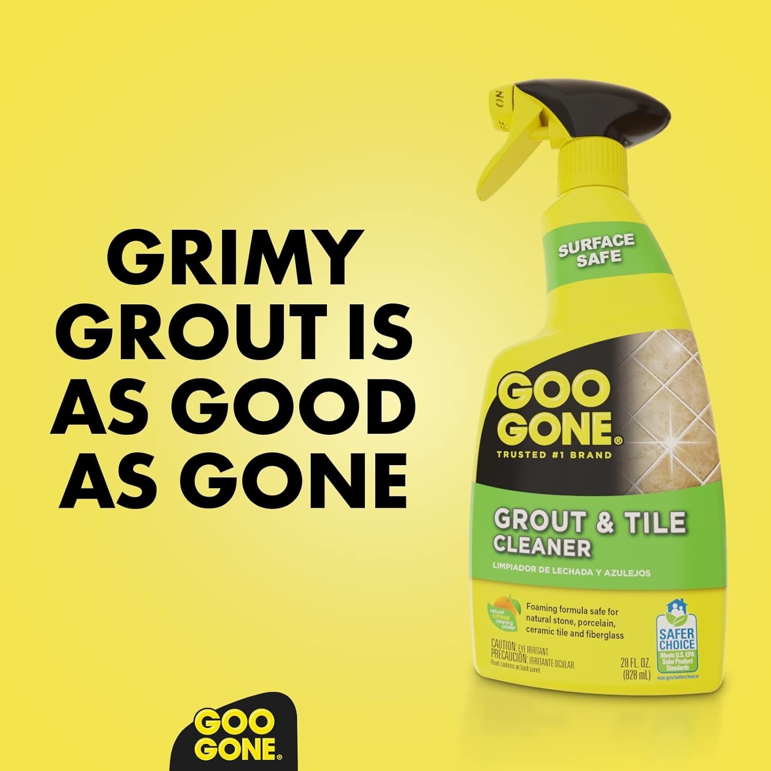 Grout & Tile Cleaner 28 Ounce – Cleans, Freshens & Revitalizes Surfaces