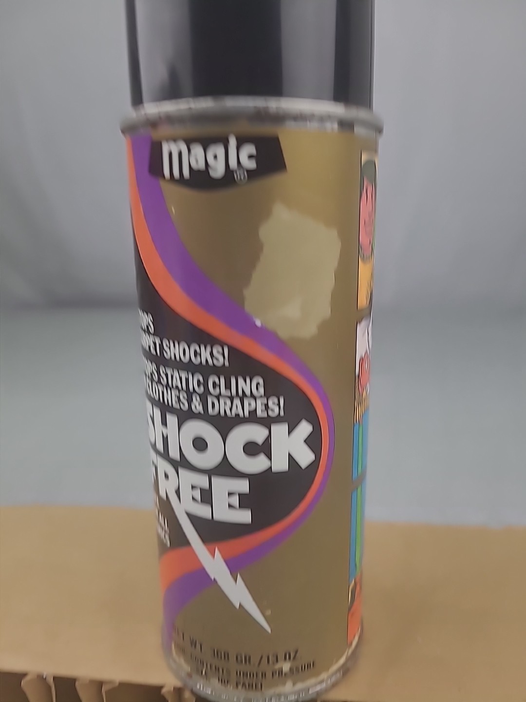 Vintage Magic shock free Aerosol Spray anti-static 13 oz. CHEM-TEL 60s 70s