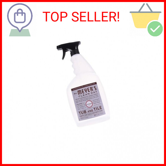 MRS. MEYER’S CLEAN DAY Tub and Tile Cleaner, Lavender, 33 Fluid Ounce