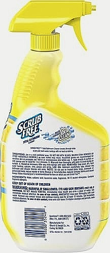 scrub free bathroom cleaner