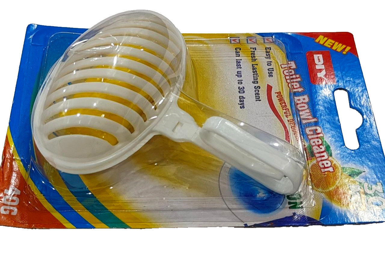 Toilet Bowl Hanger Lemon Fresh – Powerful Deodorizer Lasts 30 Days Easy to Use