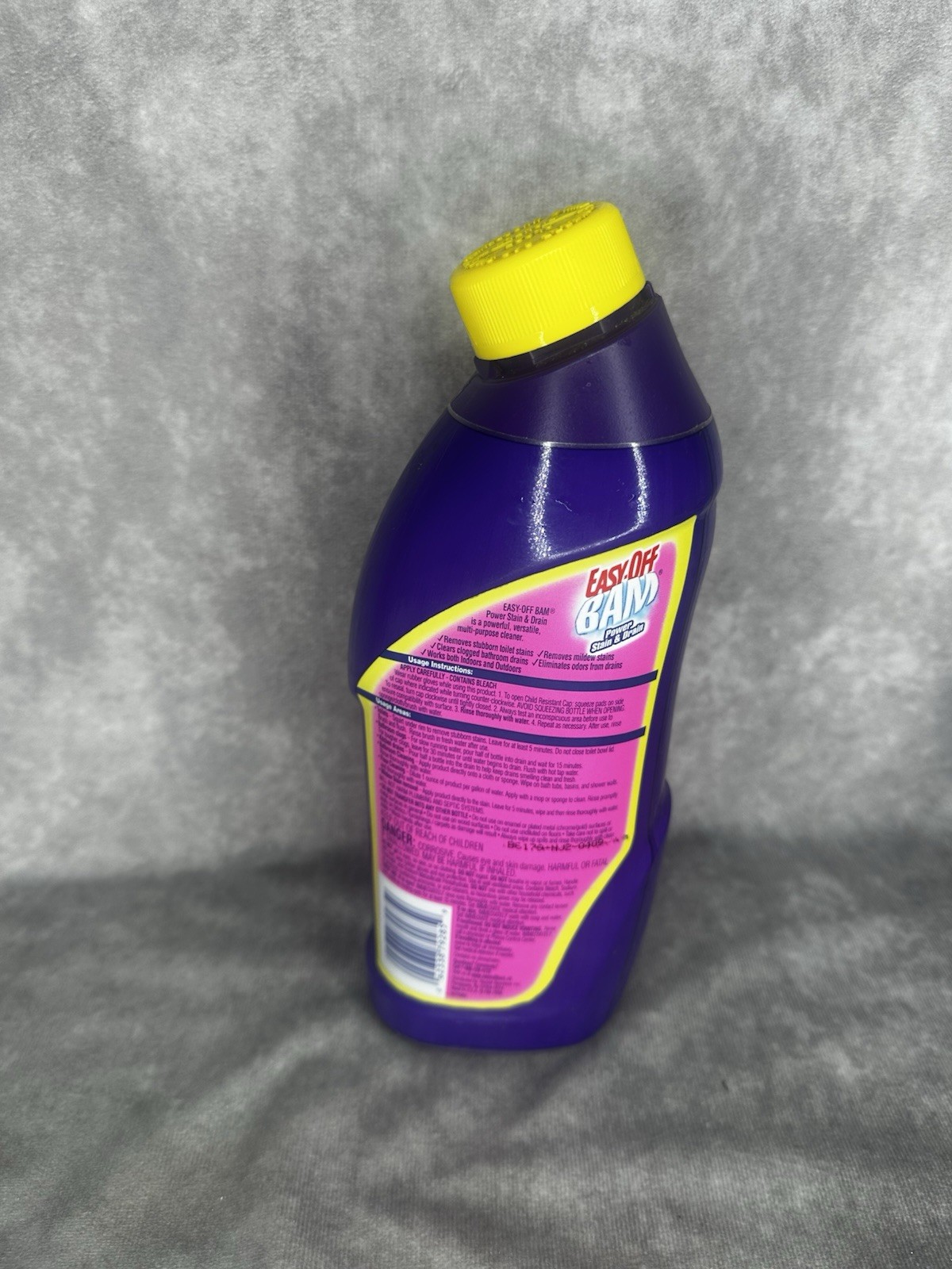 Easy-Off BAM Power Stain & Drain Universal Cleaner 24oz Refill Discontinued New