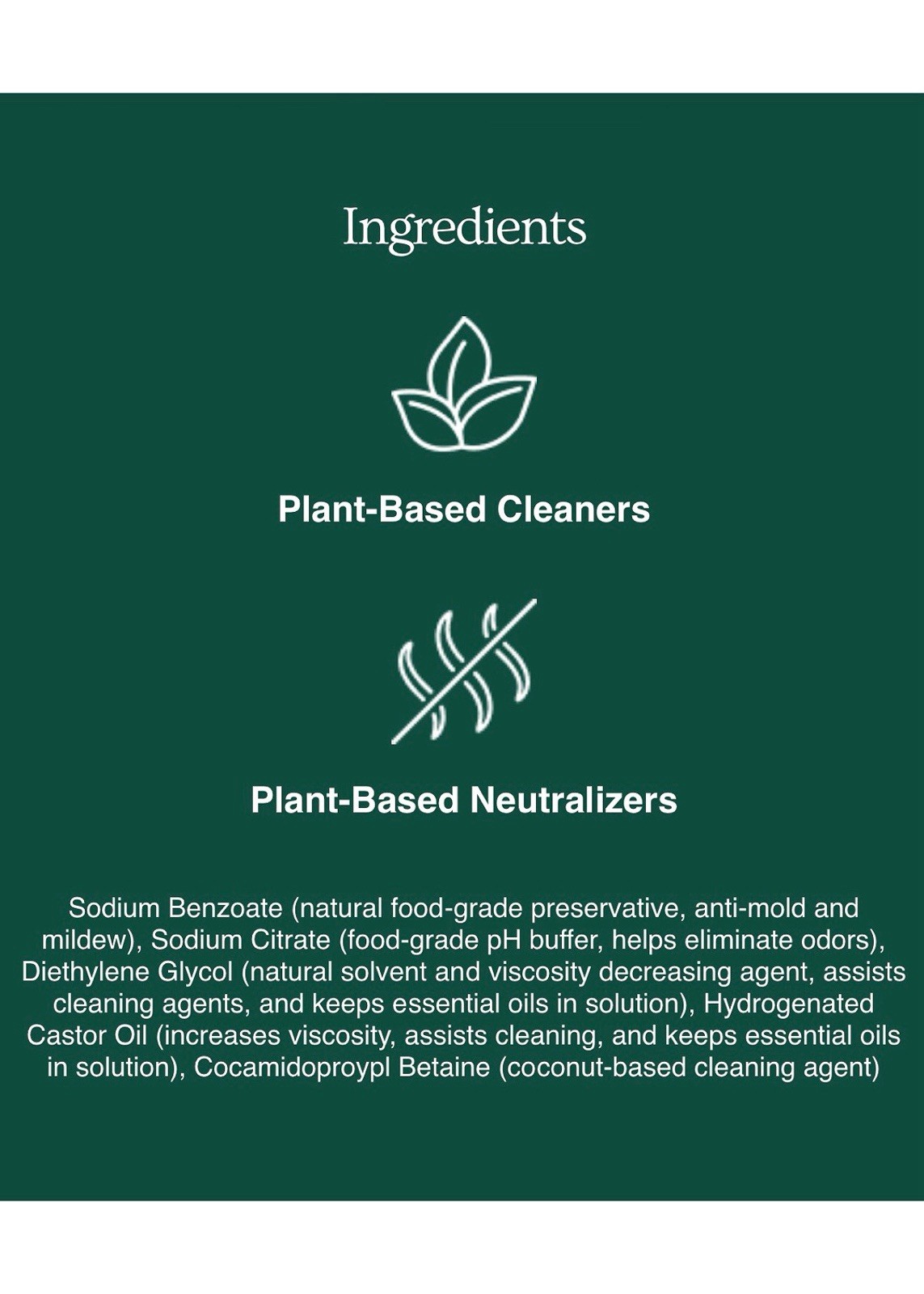 Pure & Gentle Deodorizer Cleaner Concentrate 16oz & spray bottle, and scoop.