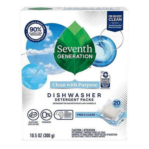 Dishwasher Detergent Free And Clear 10.5 Oz