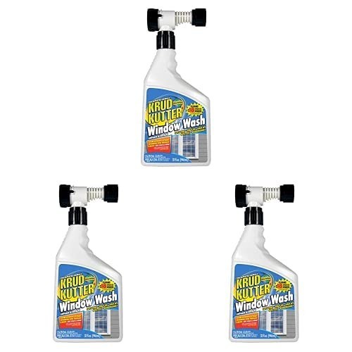 Window Cleaner Spray, 32 oz (Pack of 3) – Streak-Free, Fast-Drying Formula
