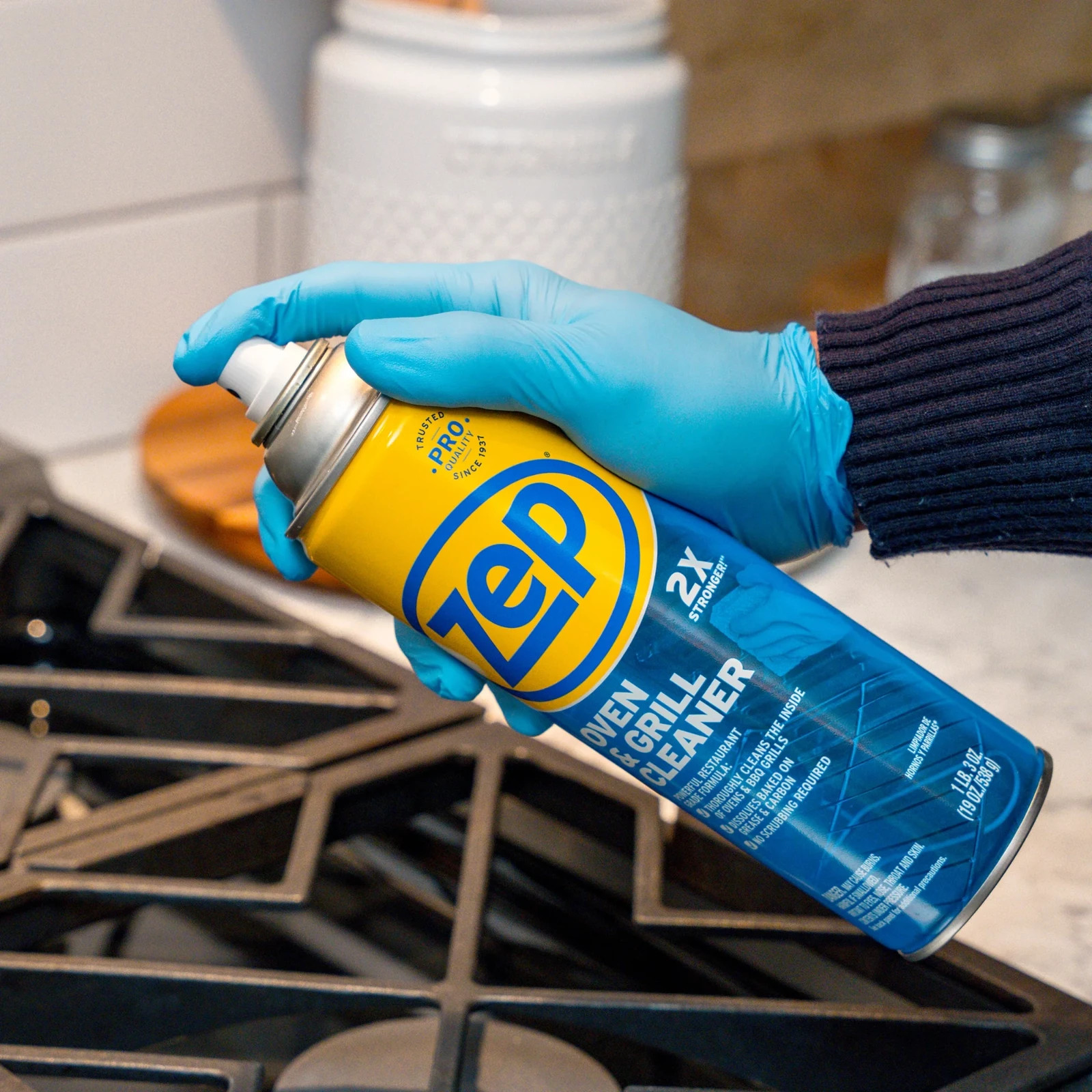 Zep Heavy-Duty Oven and Grill Cleaner – 19 oz, Dissolves Grease (Pack of 2)
