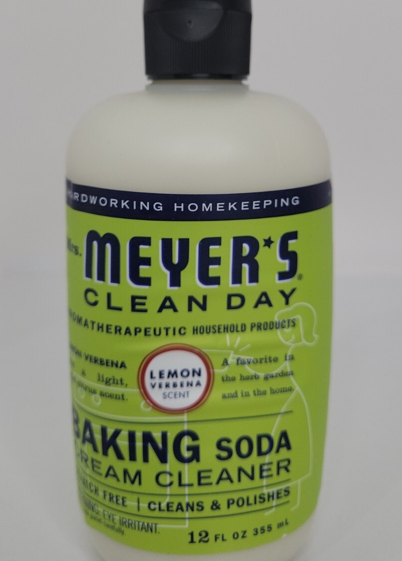 (2) Mrs. Meyer’s Clean Day Baking Soda Cream Cleanser Lemon ~ New