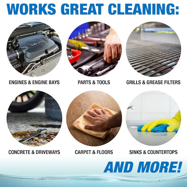 Oil Eater Cleaner/Degreaser, Water-based Parts Washer, Pail, 5 gal, Nonflammable