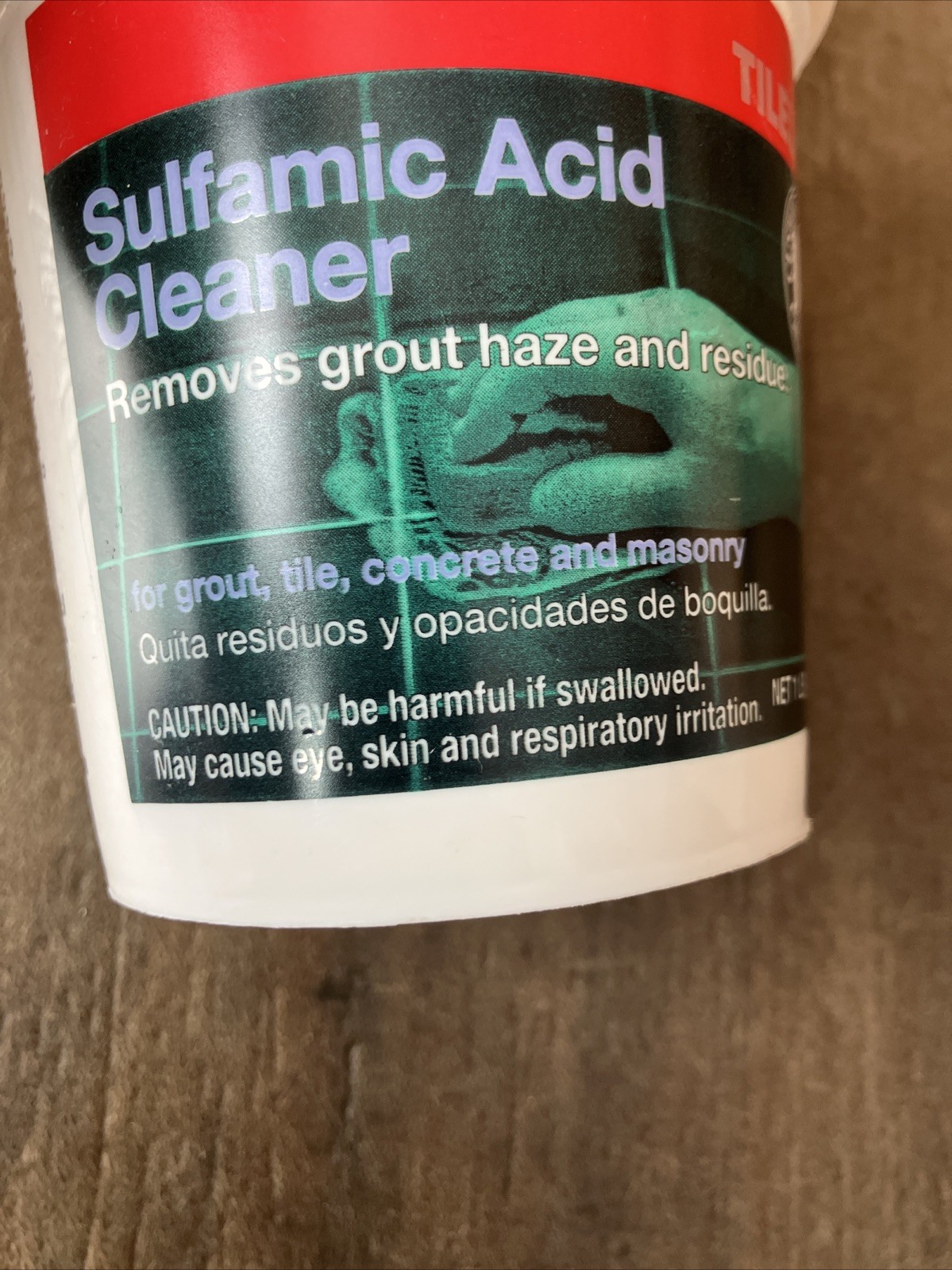 TILELab 1 Lb. Crystals Sulfamic Acid Cleaner TLSACRA1 Tile Grout Haze Residue