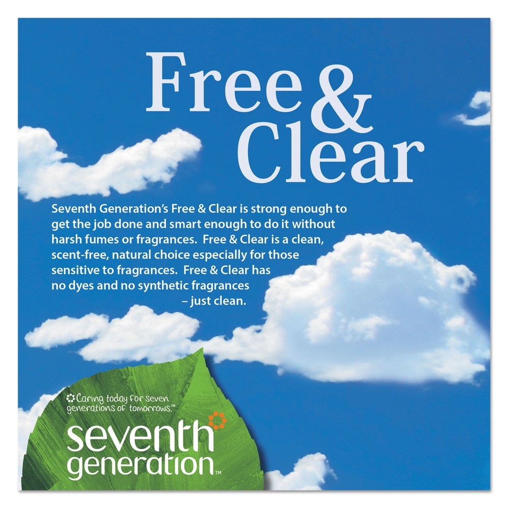SEV 22977 Powder Natural Laundry Detergent Packs – Unscented (45/PK) New