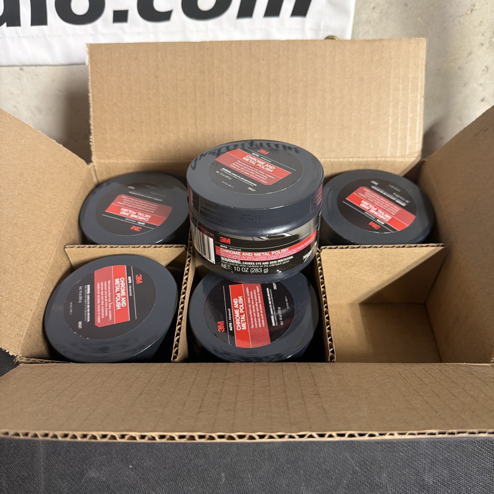 6x FULL CASE! 3M Chrome And Metal Polish 39527 10 oz Automotive FAST USA SHIP!