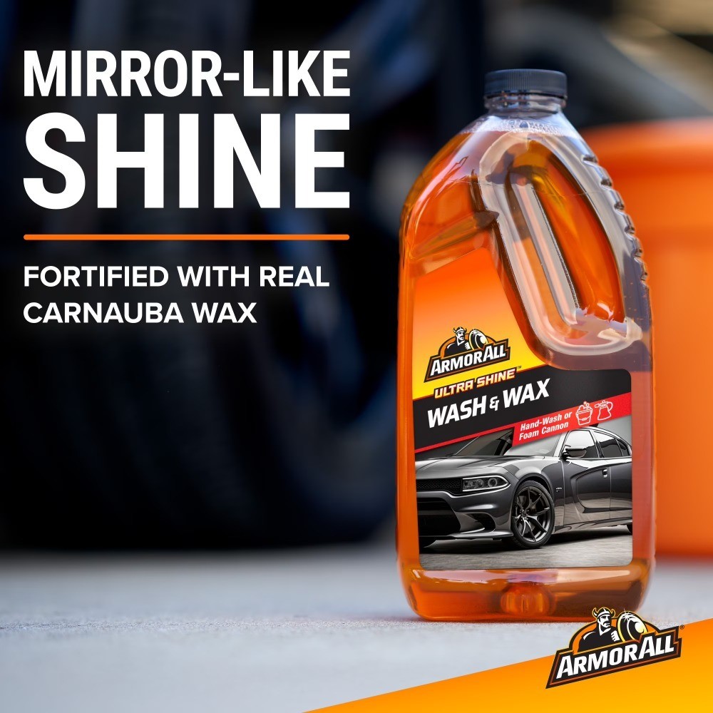 Ultra Shine Car Wash and Wax Detailing Solution 64 fl oz Bottle