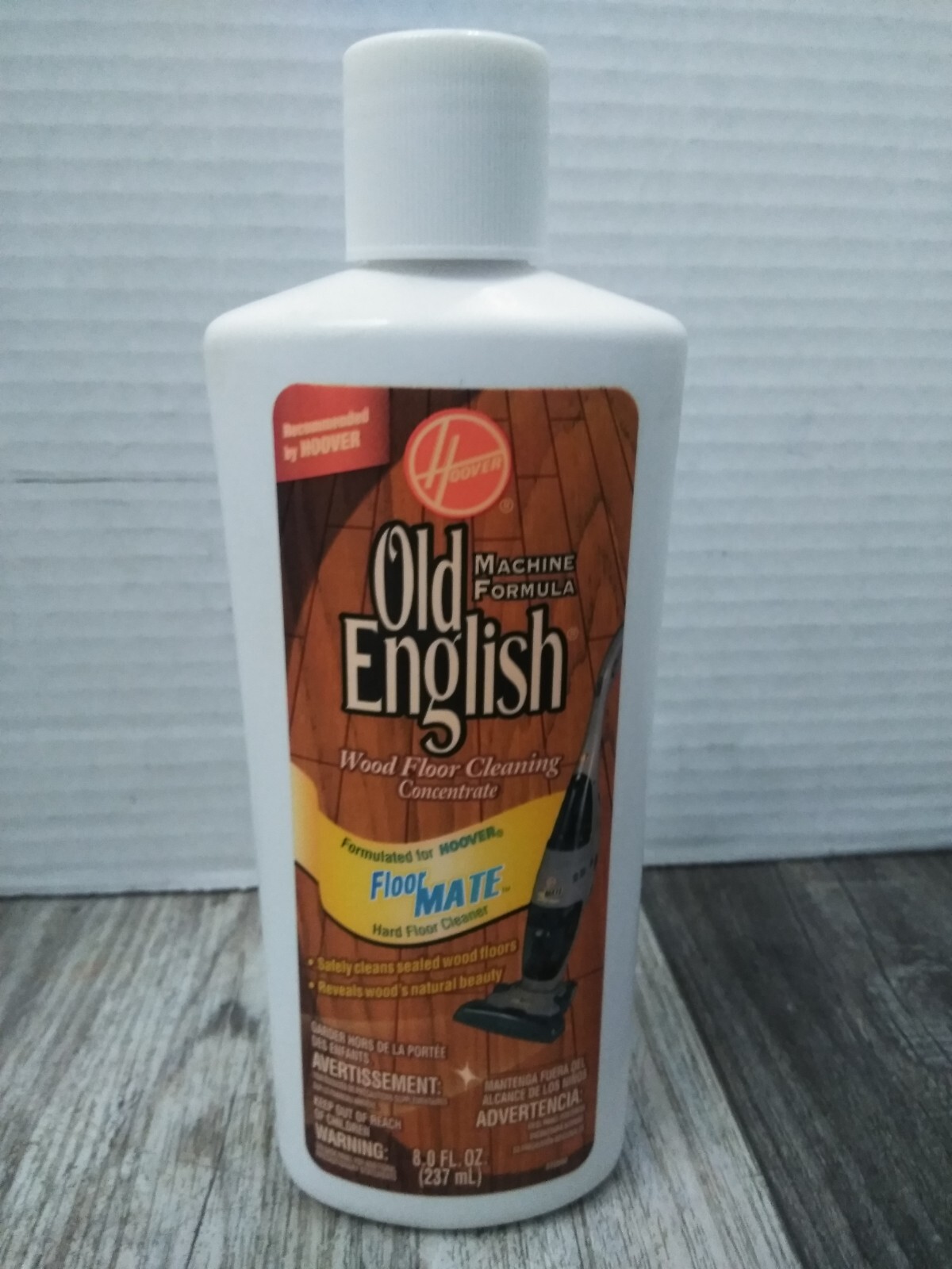 NOS Hoover Old English Wood Floor Cleaning Concentrate Floormate Cleaner 8 fl oz