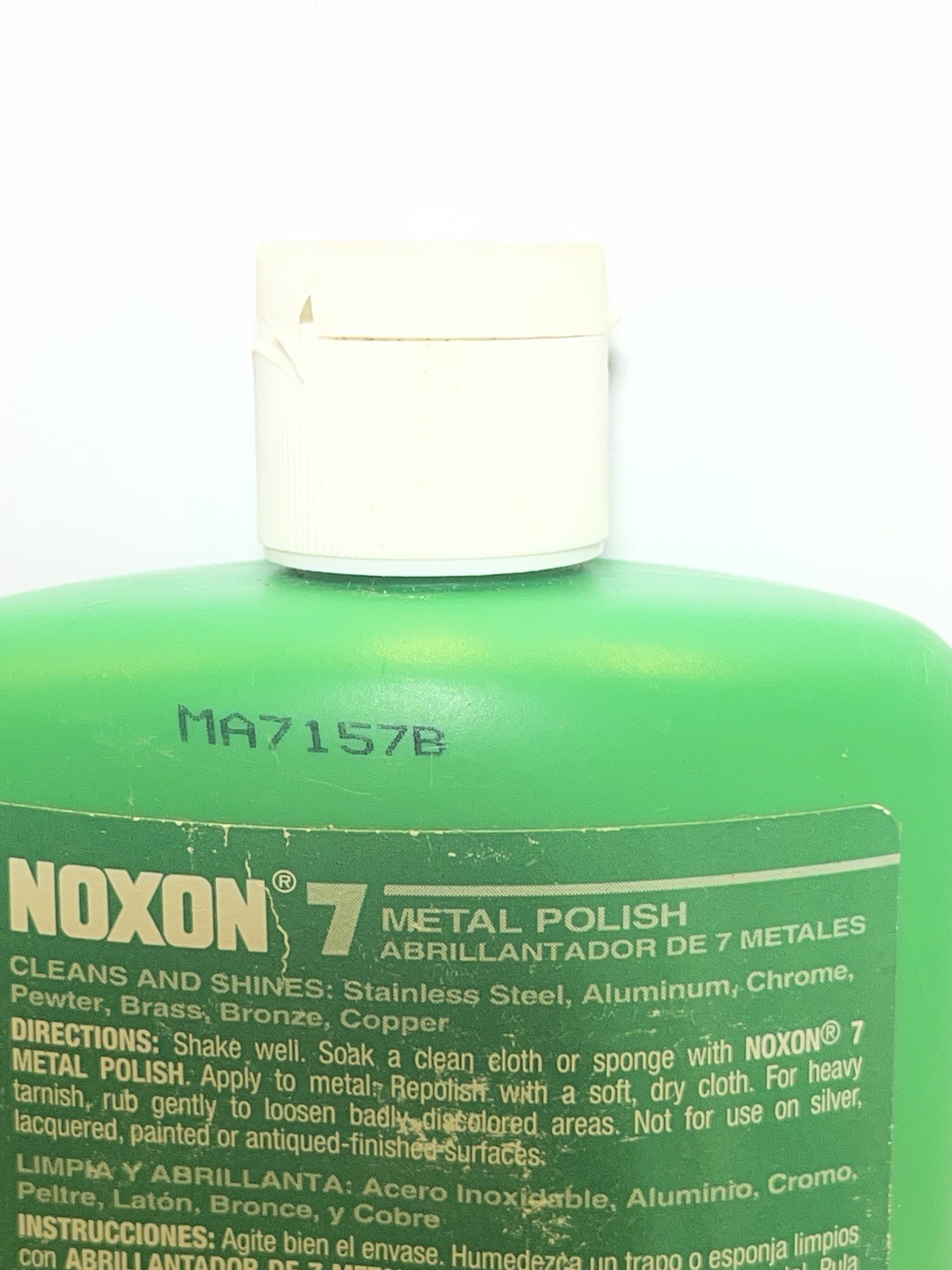 Noxon 7 Metal Polis Discontinued Brass Copper Silver Cleaner 98% Full USA Made