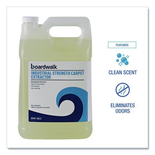 Boardwalk Industrial Strength Carpet Extractor, Clean Scent, 1 gal Bottle