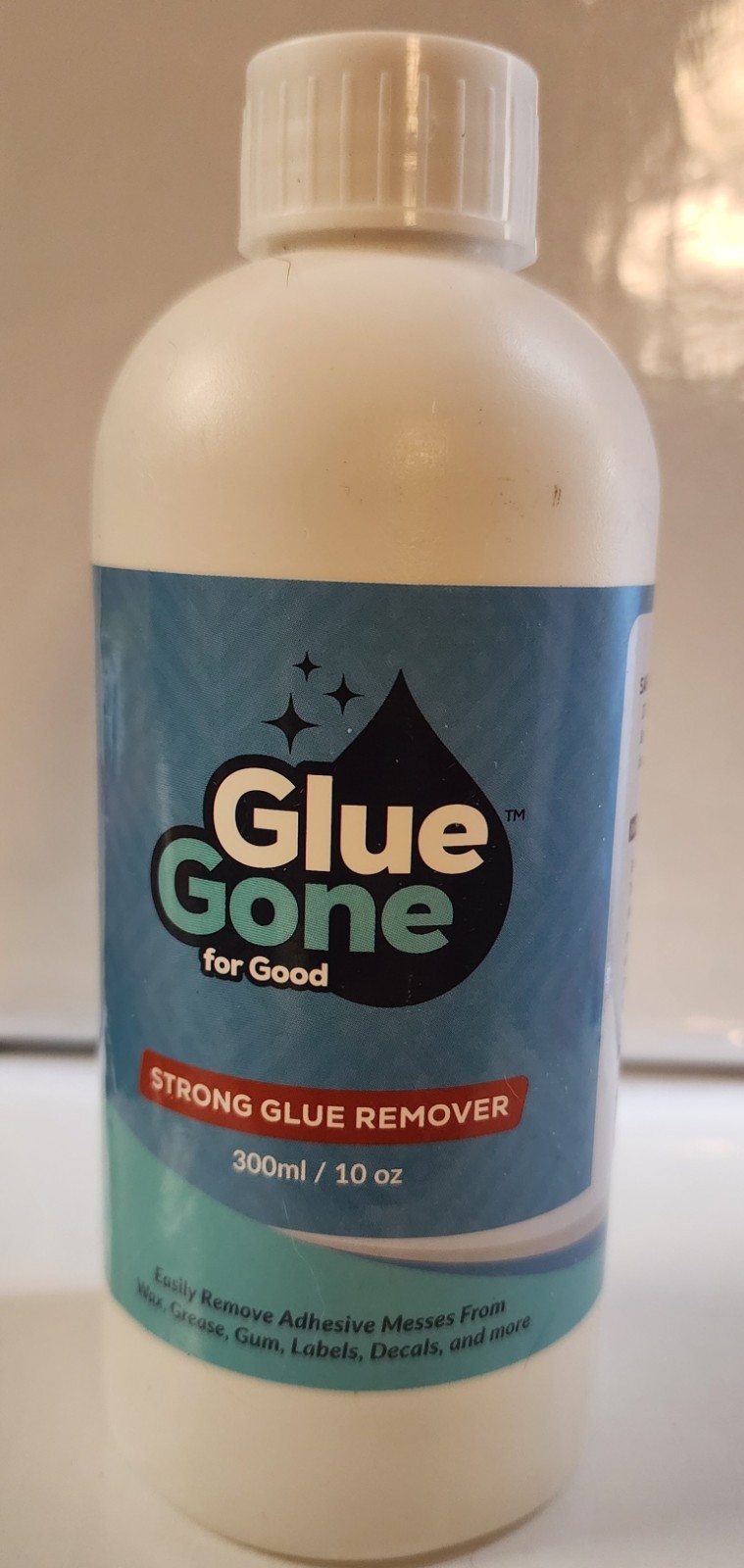 Glue Gone – Strong Glue Remover (10 oz / 300 ml) Refill.