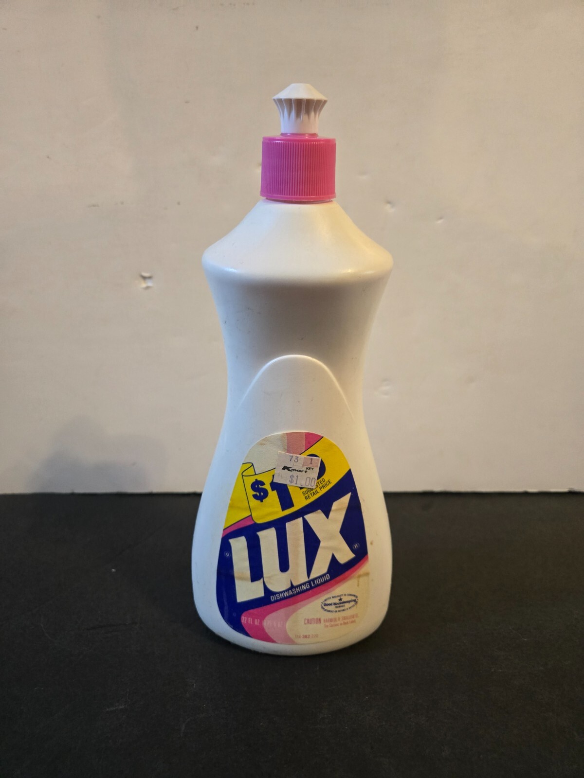 Vintage Lever Brothers co. LUX Mild Dishwashing Liquid 22 oz 1980s dishwash Soap