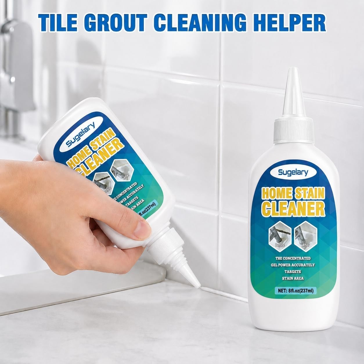 All-Purpose Unscented Mold Stain Gel for Washing Machine & Household Surfaces