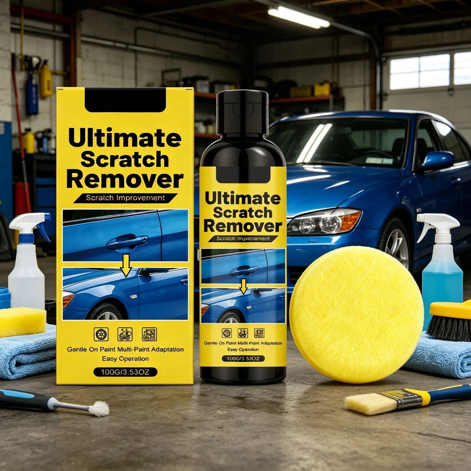 NanoPolix Scratch Remover – Eliminate All Car Scratches In 60 Seconds, Nano Poli