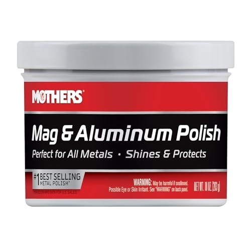 Metal Polish 10 oz Aluminum Stainless Steel Brass Chrome Wheel Cleaner Restore