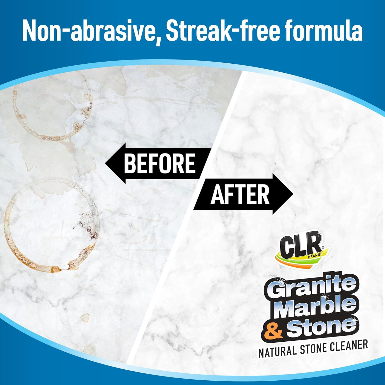 Clean & Clear Stone, Granite, Marble, and Stone Cleaner, 12 Ounce Aerosol Spray