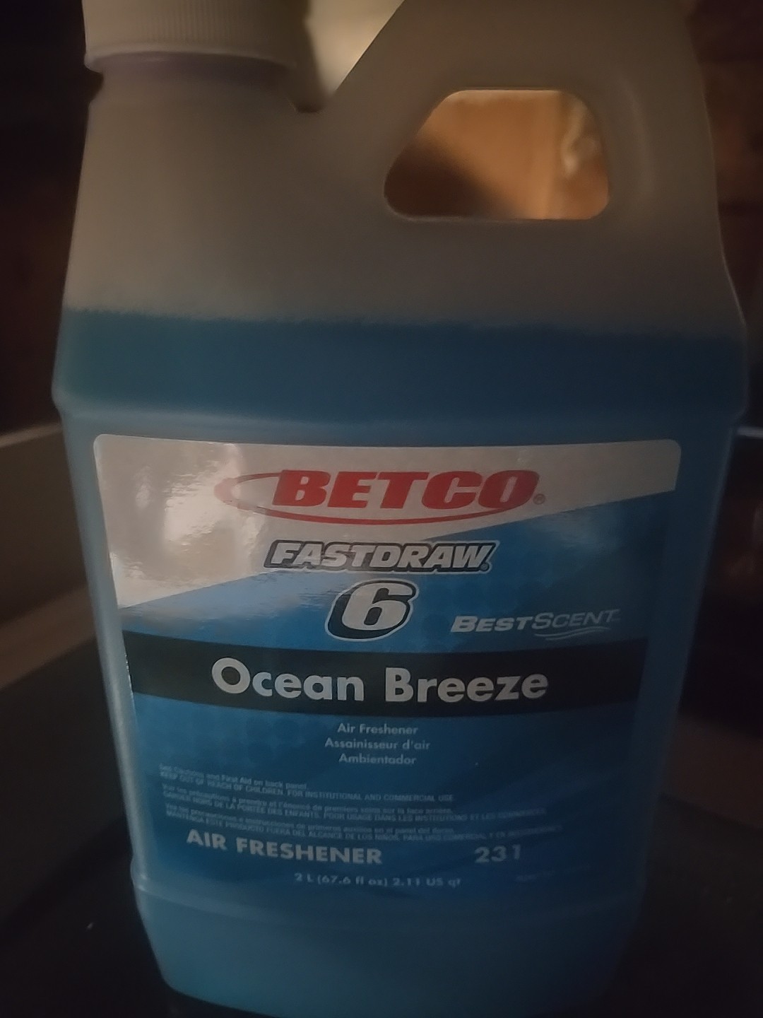 Betco Best Scent Fast Draw 6 Ocean Breeze Deodorizer