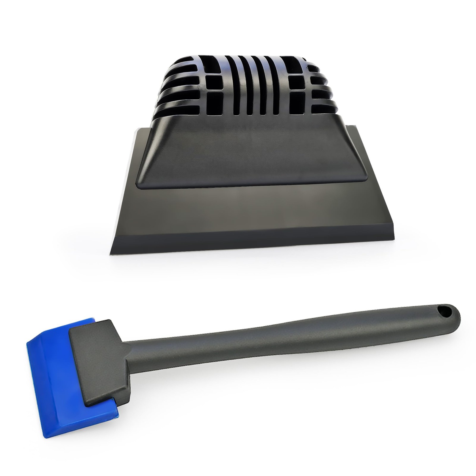 Small Wiper with 2 & 5IN Rubber Blades, Streak-Free Glass Squeegee for Window…