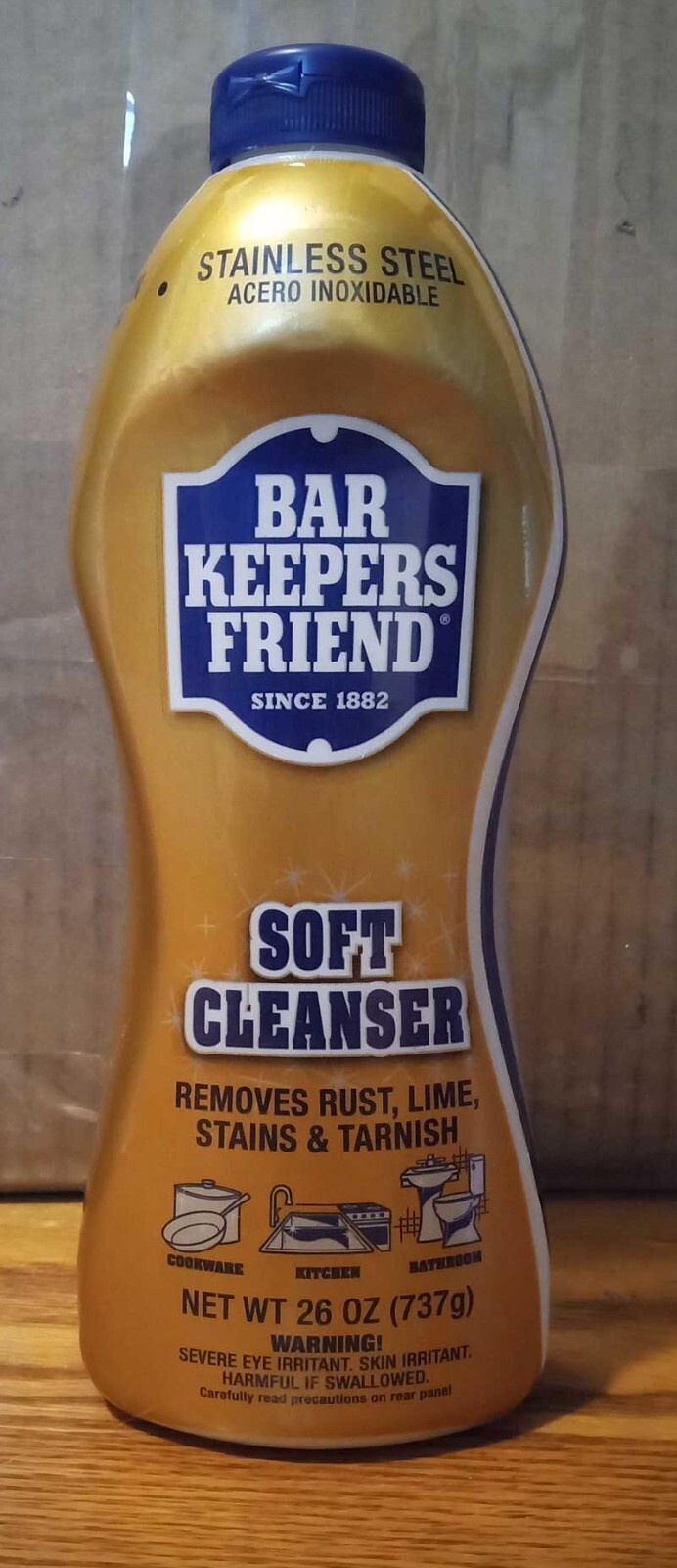 Bar Keepers Friend Soft Cleanser 26 Ounce (Pack of 2)
