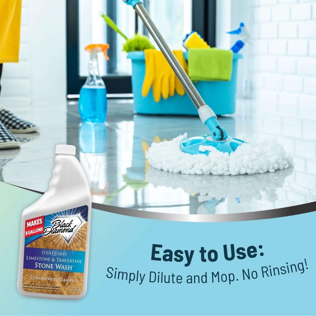 Natural Stone Cleaner Limestone Travertine Marble Slate Polished Concrete 1 Quar