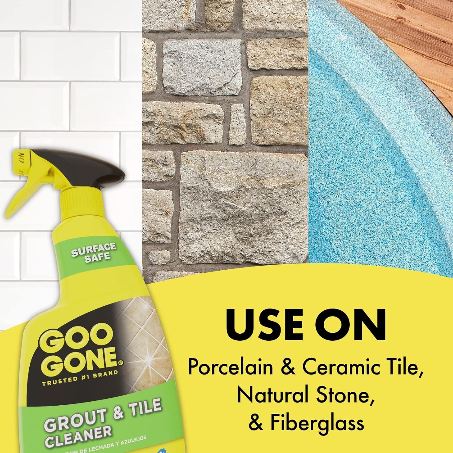 Grout & Tile Cleaner 28 Ounce – Cleans, Freshens & Revitalizes Surfaces