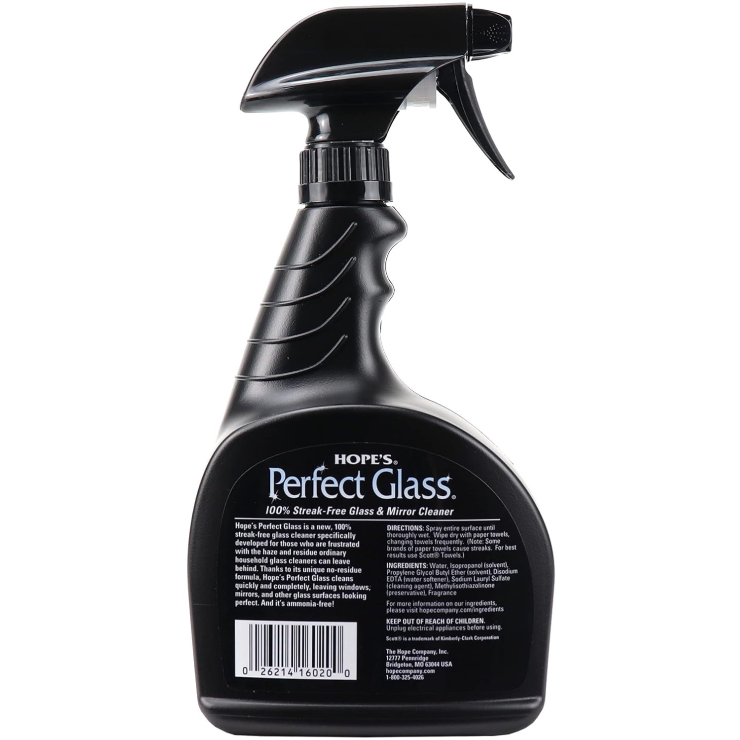 Glass Cleaner Spray, Streak-Free Formula, 32oz