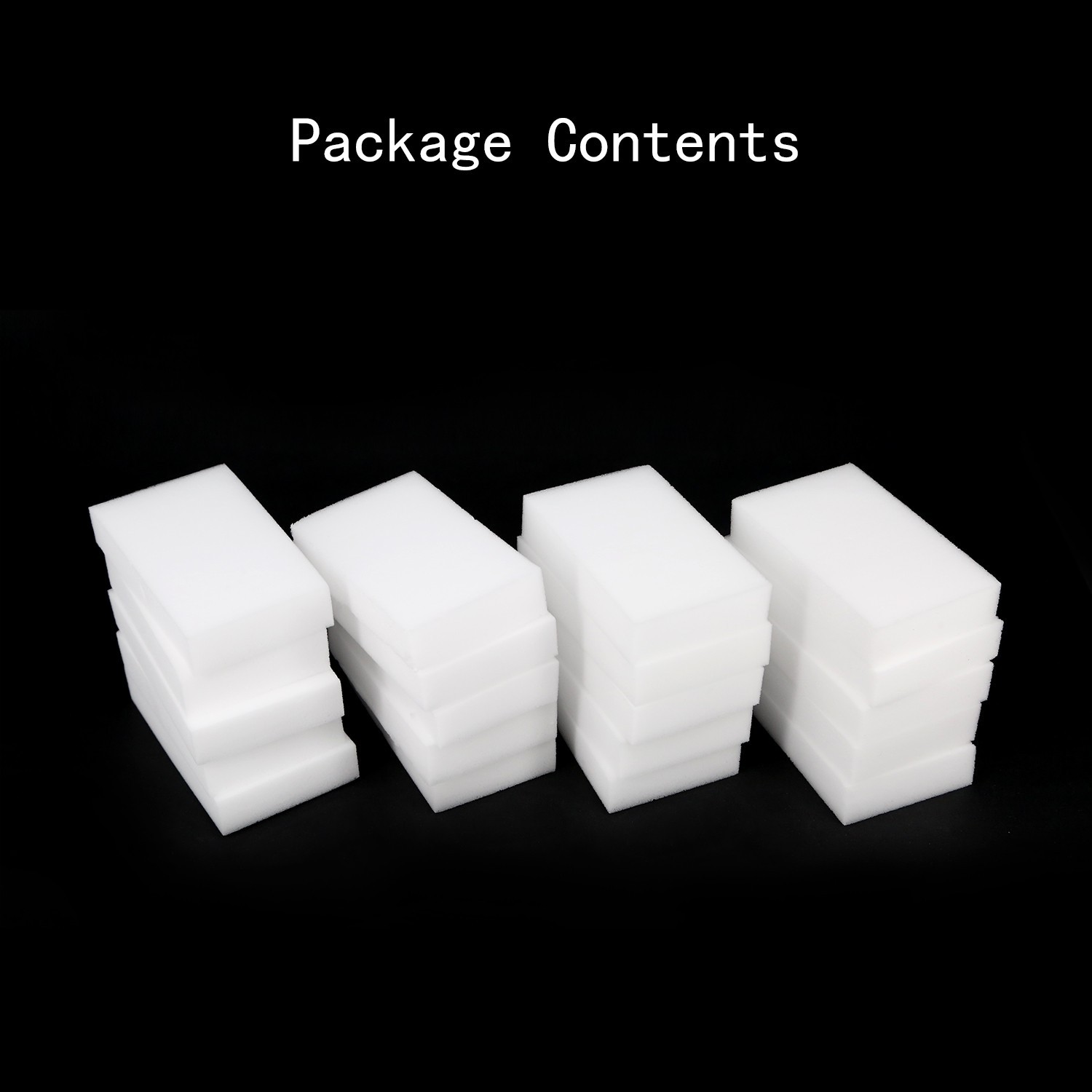 20* Sponge Eraser Cleaning Multi-functional Foam Cleaner Kitchen Tool White Set