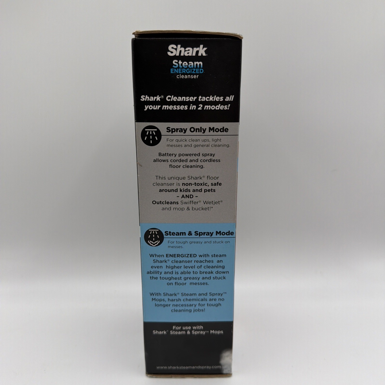 Shark Steam Energized Wood Floor Cleanser 20 Oz Non-Toxic Biodegradable Safe NEW