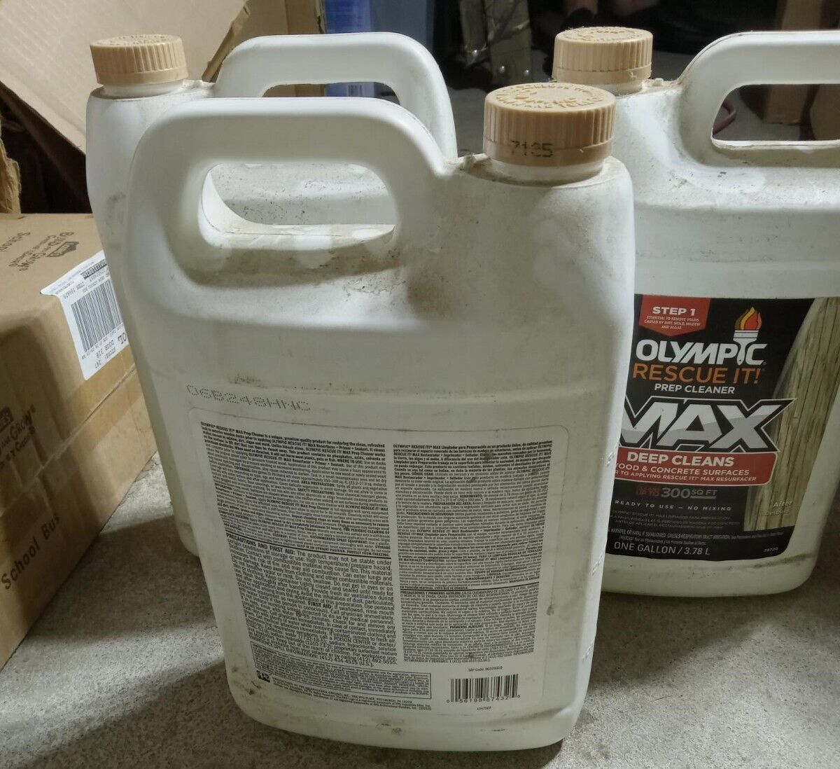 Olympic Rescue It! Prep Cleaner Max Deep Clean For Wood & Concrete Surfaces 3PCS